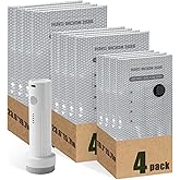 Vacuum Seal Bags for Clothing Travel,12 Combo Size with Cordless Electric Pump,Space saving vacuum bags for travel and clothing storage