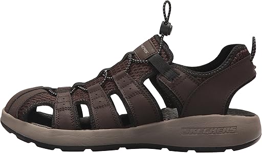 skechers men's closed toe sandals