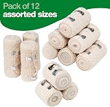 Safety First Aid Group HypaBand Crepe Cotton Bandages Assorted 12 Pack view 3
