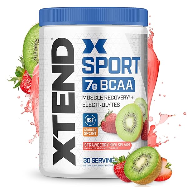 XTEND SPORT BCAA POWDER STRAWBERRY KIWI SPLASH –...