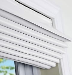 Arlo Blinds Cordless Fabric Roman Shades Light