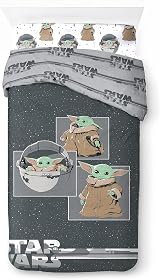 Jay Franco Star Wars The Mandalorian Curious Child Bedding Set 3pc Single view 2