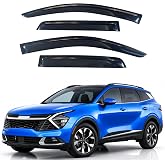 Window Visors Rain Guards for 2023-2026 Kia Sportage | Out-Channel Rain Guards Vent Wind Deflectors 4PC, Car Accessories for 23-26 Sportage