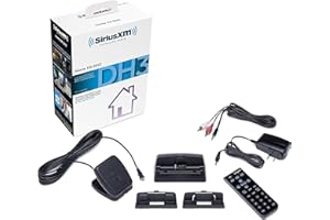 SiriusXM SXDH3 Satellite Radio Home Dock Kit with Antenna and Charging Cable (Black)