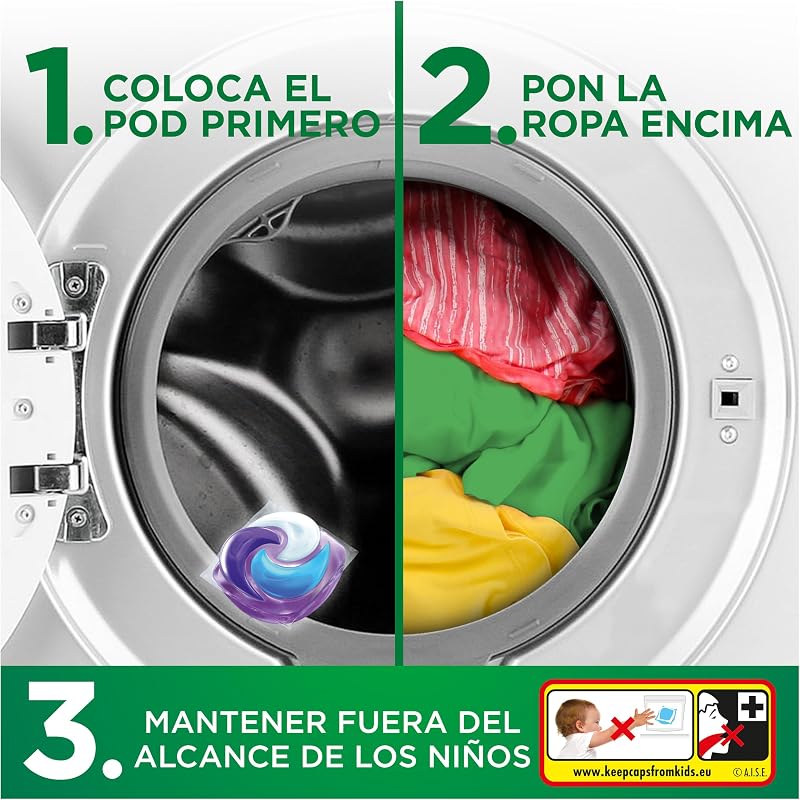 PODS All In 1, Detergente Líquido em Cápsulas 35 Lavagens, Clean Breeze