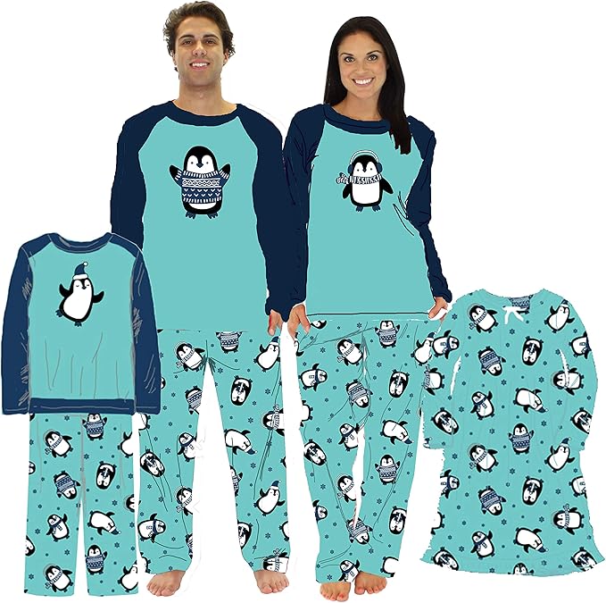 Our Family Pjs Penguin Family Matching Pyjama PJ Set, Men's (OFP6500M