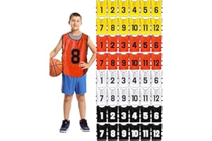 Suhine 48 Pcs Soccer Penny for Sports Assorted Colors Soccer Scrimmage Vests Team Practice Jersey for Adults Kids