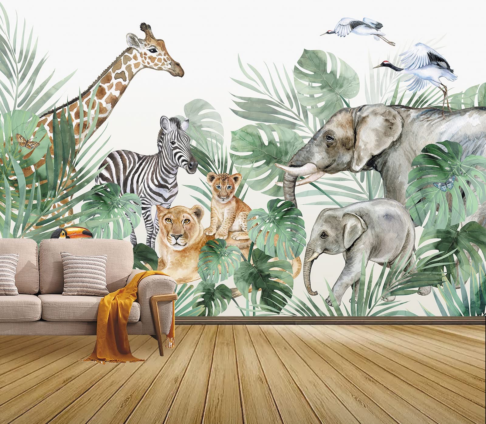 Jungle Animals Wallpapers (400 x 280 cm)