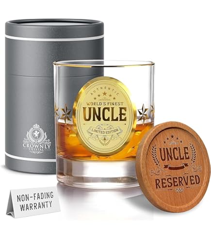 NeeNoNex Whiskyglas - Promoted To Uncle Geschenk Für Neue Väter