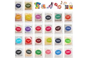 YESOGREAT 26 Colors Tie Dye Powder, Rainbow Tie Dye Powder Fabric Dye for Tie Dying, Tie Dye Kits DIY Coloring Party Supplies Suitable for Children Adult (26 Colors)