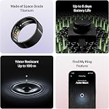 Ultrahuman Ring AIR Aster Black Size 6 Sleep Heart Rate Tracker view 7