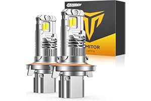 FAHREN H13/9008 LED Headlight Bulbs, 60,000 Lumens Super Bright LED Headlights Conversion Kit 6500K Cool White IP68 Waterproo