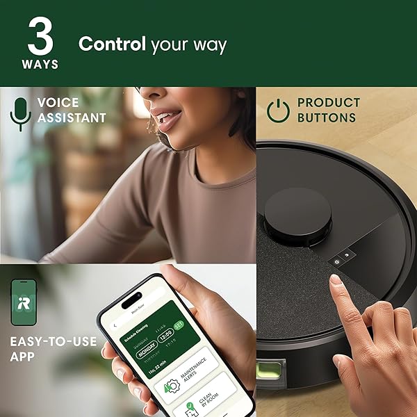 IROBOT ROOMBA 105 VAC ROBOT VACUUM – EASY TO USE, INTENSE POWER-LIFTING SUCTION, LIDAR NAVIGATION, MULTI-SURFACE CLEANING, CLEANS IN NEAT ROWS, SELF-CHARGING