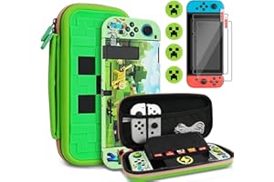 TIKOdirect Carrying Case Accessories for Switch,Portable Travel Case with Soft Protective Case, Screen Protectors and Thumb G