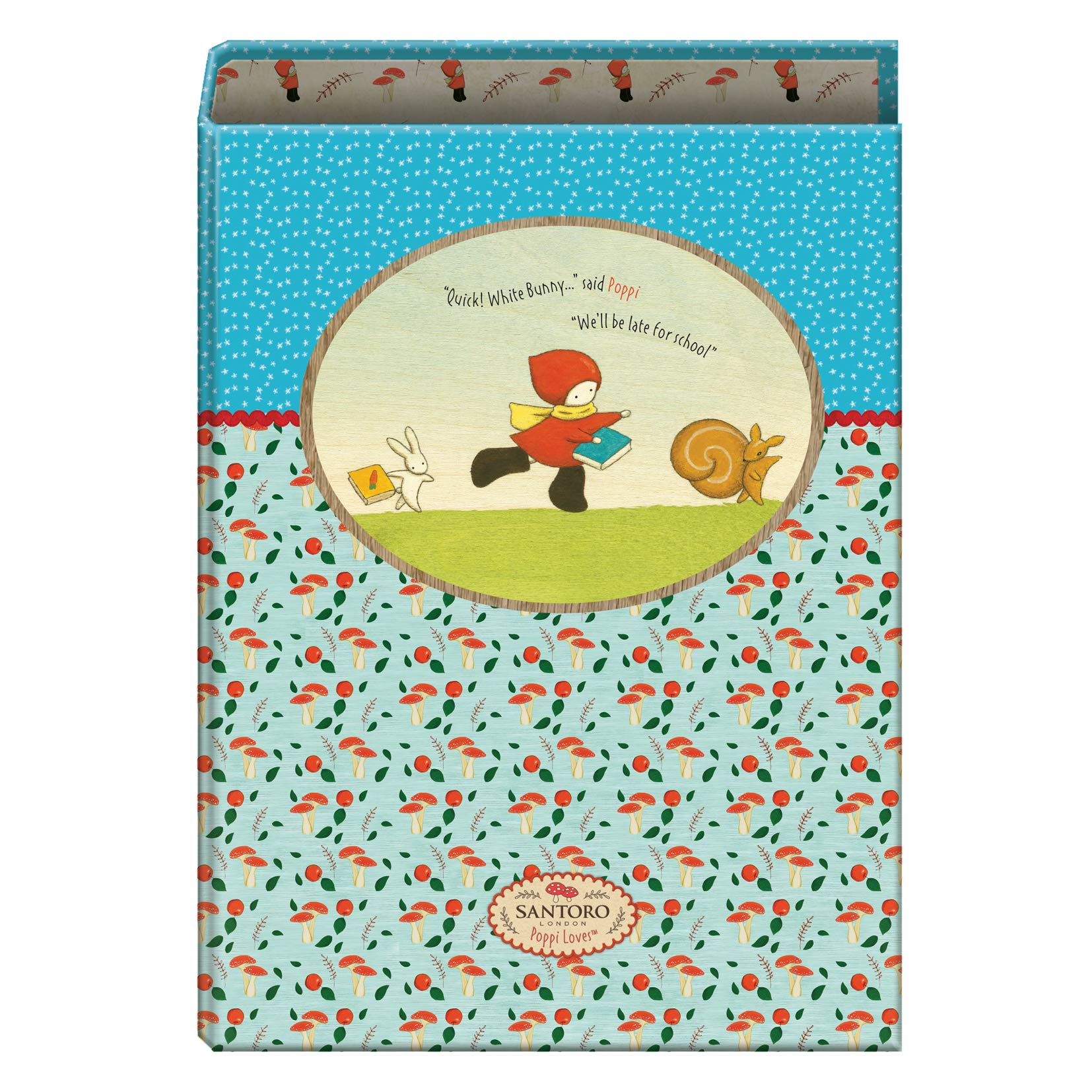 4 ring Ring Binder 40 mm - Santoro - Poppi Loves - Catch Me - FSC Mix AEN-COC-000243