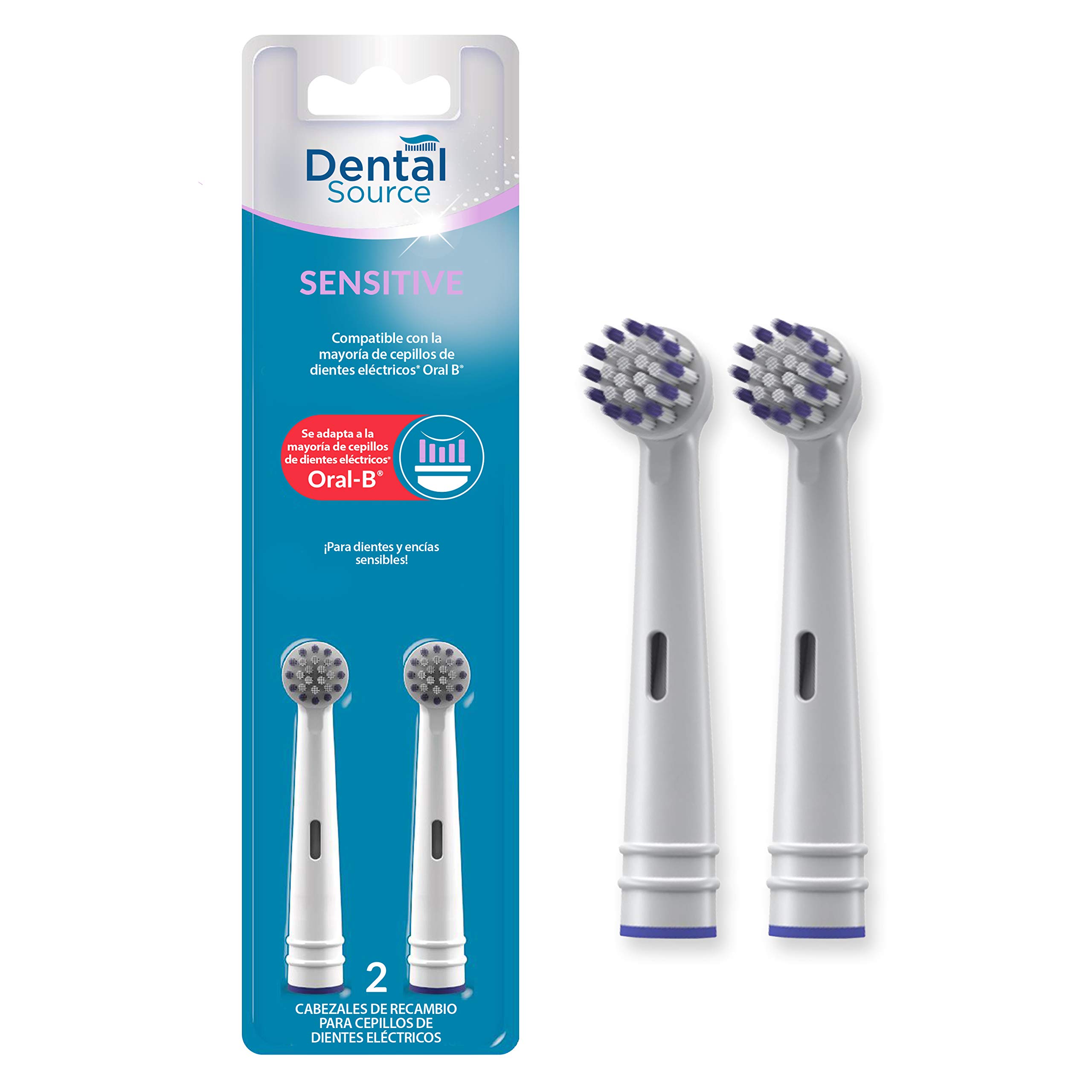 Dental Source Dental Source Sensitive Pack of 2 Replacement Heads Compatible with Oral-B Pack of 2 60 g