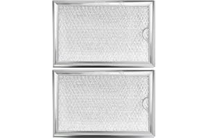 LUBIYACK 2Pcs Microwave Grease Filter Replacement for LG 5230W1A012B, Microwave Filter Replacement 7.64" x 5.1" Grease Filter Replacement