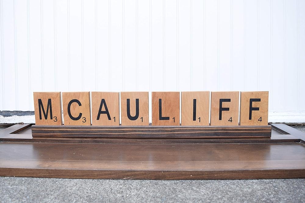 Amazon.com: Giant scrabble tiles, Last name sign, Scrabble letters, Set