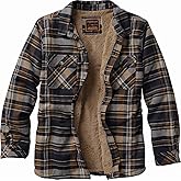 Legendary Whitetails Mens Buck Commander Deerfield Flannel Berber Lined Shirt Jacket
