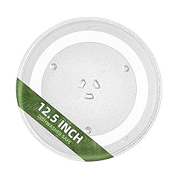 Gemroom 12.5" Microwave Glass Plate Compatible with