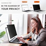 Mamol 15.6in Privacy Screen Filter Anti Spy Blue Light Reduction 16:9 view 3