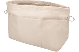 Vercord Handbag Purse Tote Pocketbook Organizer Insert Zipper Closure 11 Pockets 3 Sizes Many Colors