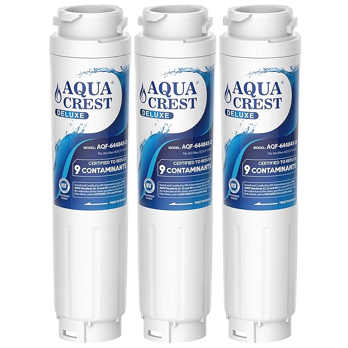 AQUACREST 644845 Filtros de agua para frigorífico, Compatible con ...
