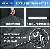 MAXIJIN Newest Jacquard 3 Seater Sofa Cover Dark Grey Anti-Slip 1-Piece view 4