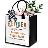 Dr.Baner Retired Canvas Tote Bag - Medium, Water Resistant, Adults Women's Gift - 14