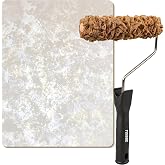 TOIBBE 6'' Sea Sponge Roller for Painting, Decorative Texture Sponge Roller | Faux Finish Sponge Painting Tools for Knockdown Drywall Texture, Home Decoration (KJ-BR60001Y)
