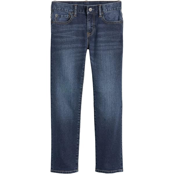 Jeans GAP Bambino E Ragazzo – Modello Slim Taper Denim – Vestibilità Aderente, Vita Regolabile, 5 Tasche – Facili Da Lavare