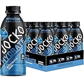 Jocko Fuel Hydrate Electrolyte Drinks - Sports Drink Hydration Amplifier, Thirst Quencher - Scientifically Formulated Electrolyte Blend Blue Raspberry 16 Oz (12 Pack)