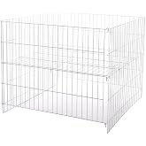 Econoco - Large Storage Bin, Economy Dump Bin, for Commercial or Retail Storage, White Metal Wire