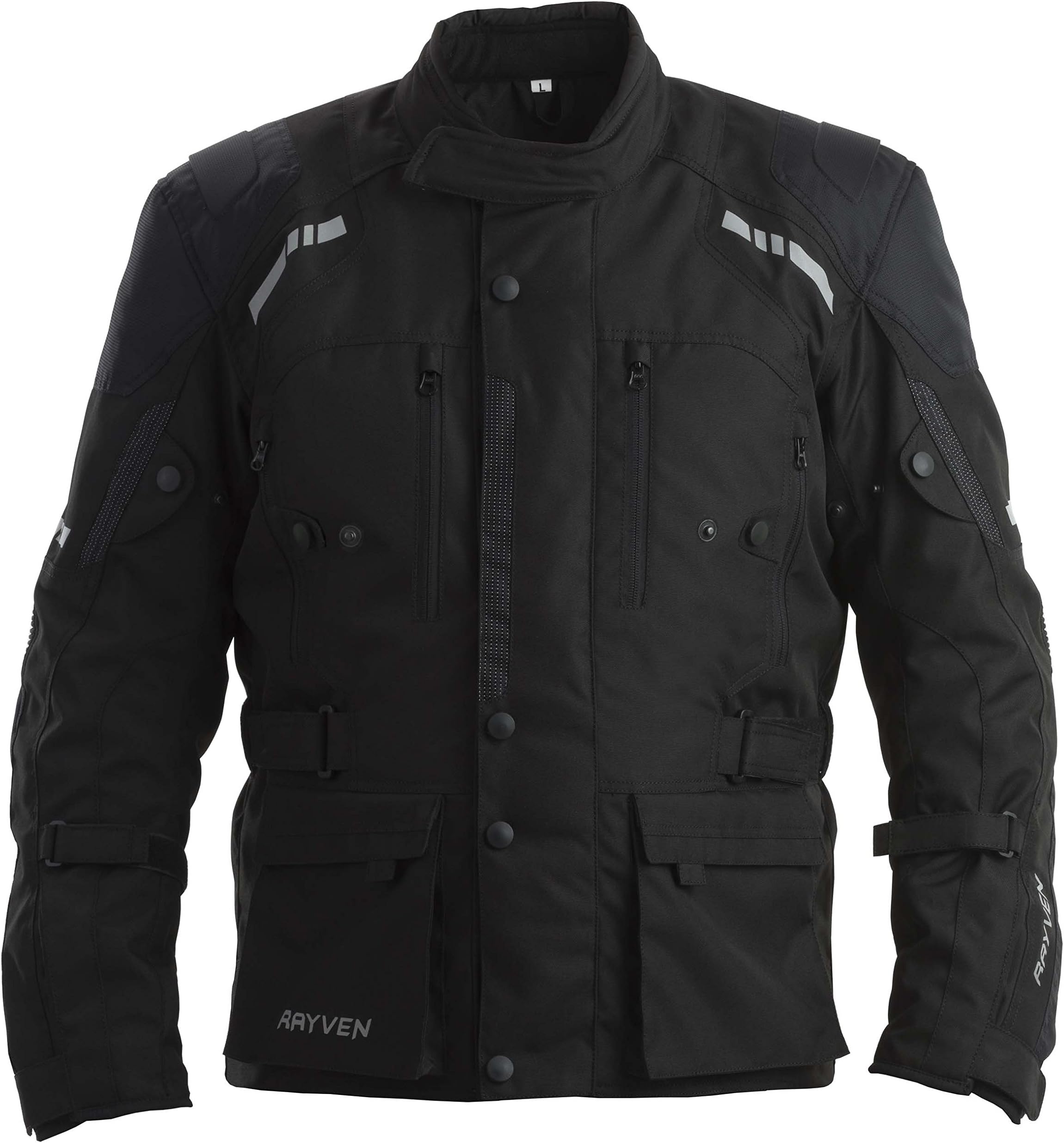 Rayven Guardian Motorbike Motorcycle Jacket Black Small
