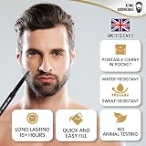 King Leonidas Beard Pencil Filler Black Water-Resistant Liner Pen Men view 6