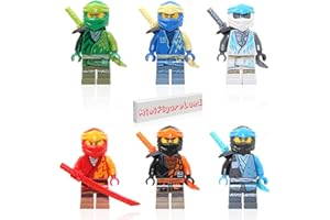 LEGO NINJAGO Core Minifigure Combo Pack - Lloyd, Jay, Kai, Cole, Zane, NYA (with Weapons)