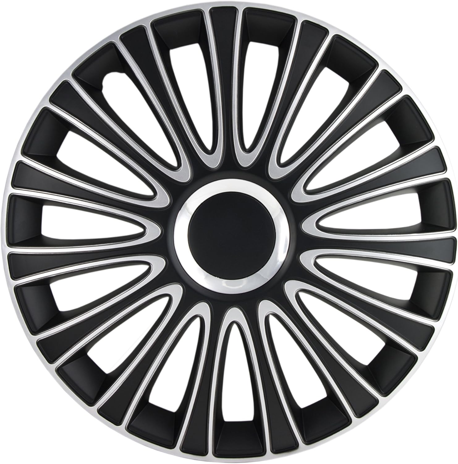 Amazon Com Alpena 58287 Le Mans Black Silver Wheel Cover Kit 17 Inches Pack Of 4 Automotive