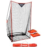 GoSports Football 7 ft x 4 ft Kicking Net - Sideline Practice for Punting or Place Kicks, Ultra-Portable Design with Weighted Sandbag
