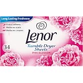 Lenor Tumble Dryer Sheets Sparkling 34's