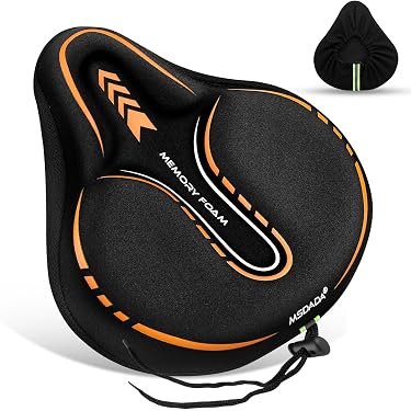 26 x 32cm Couvre Selle Gel FUCNEN Vélo Gel Housse de siège Coussin de