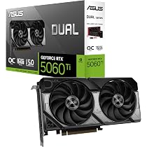 【新品】ASUS PRIME GeForce RTX 5060 Ti 16GB ASUS Dual GeForce RTX 5060 Ti 16GB GDDR7 OC Edition (PCIe 5.0
