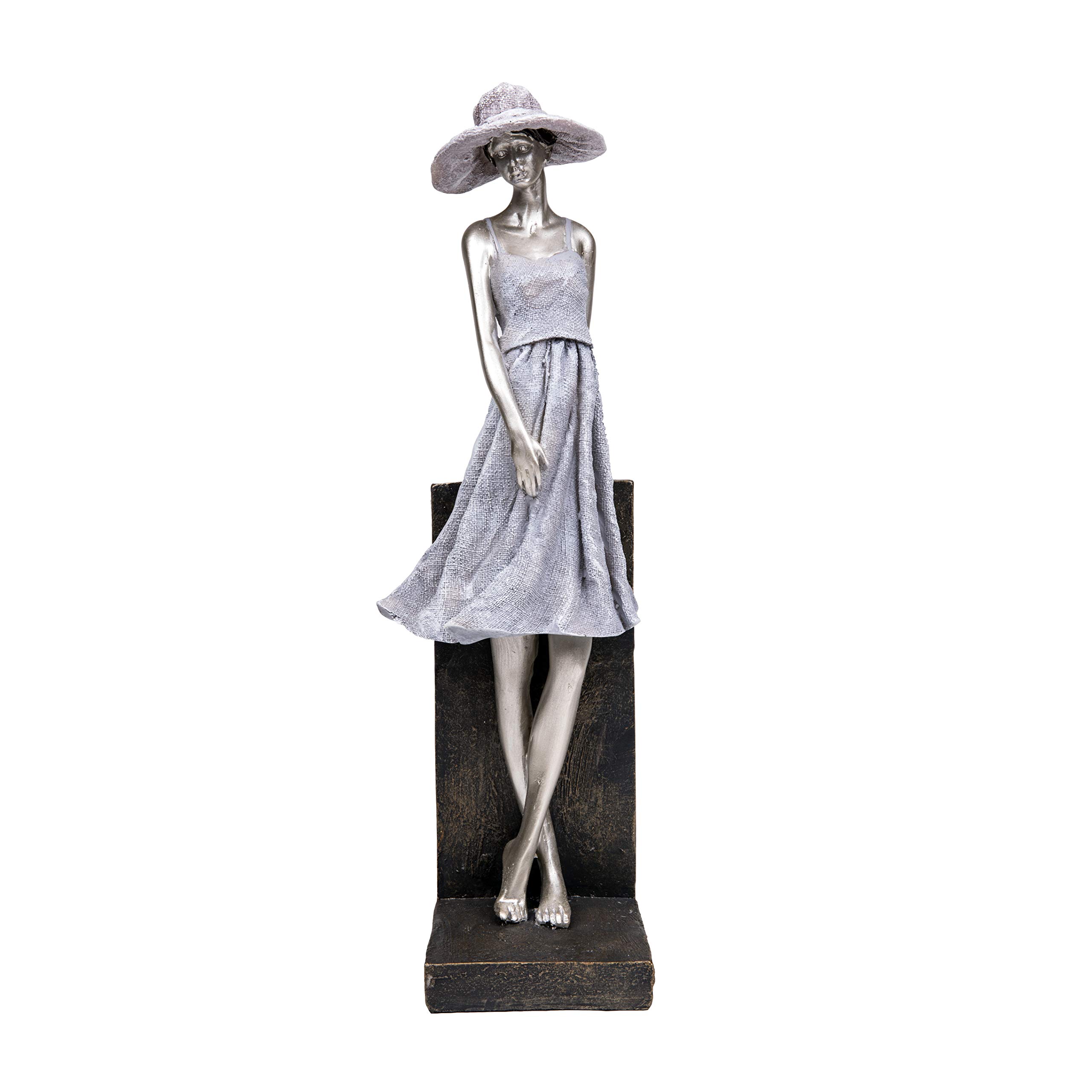 Maturi Girl in Summer Dress Figurine, Multi-colour,15.5 x 10 x 36cm,H572