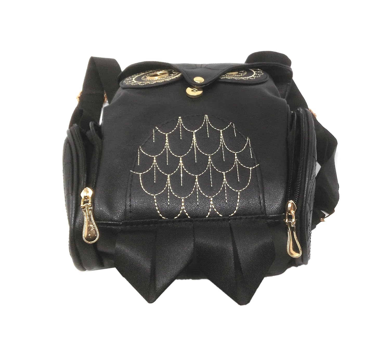 di grazia pu owl design 3d backpacks(black, black-owl-backpack)