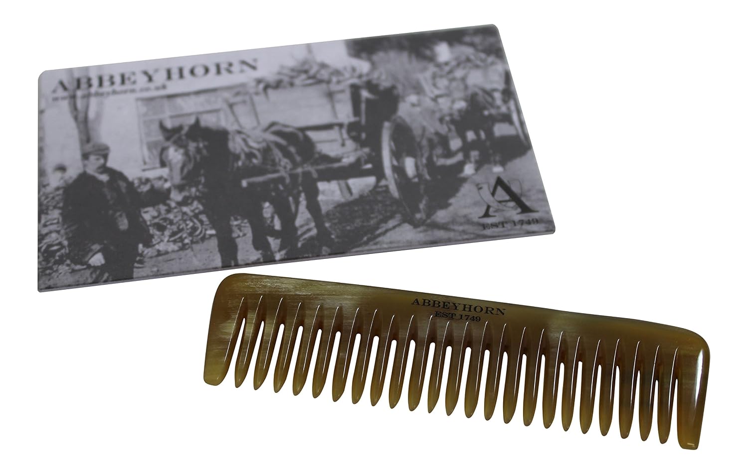 Stunning Small Polished Oxhorn Pocket Comb - Perfect For Hair Or Beard (615953220315)