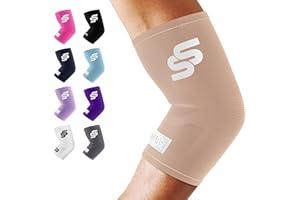 SS SLEEVE STARS Sleeve Stars Elbow Sleeve for Pain Relief & Protection - Elbow Compression Sleeve for Women & Men - Supportive Elbow Brace for Tendonitis, Recovery & Ideal for Sports, Work