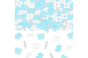 200Pcs Blue Glitter Girls Gone Mild Confetti, Girls Night Bachelorette Party Table Decoration Pajamas Bachelorette Glitter Pa
