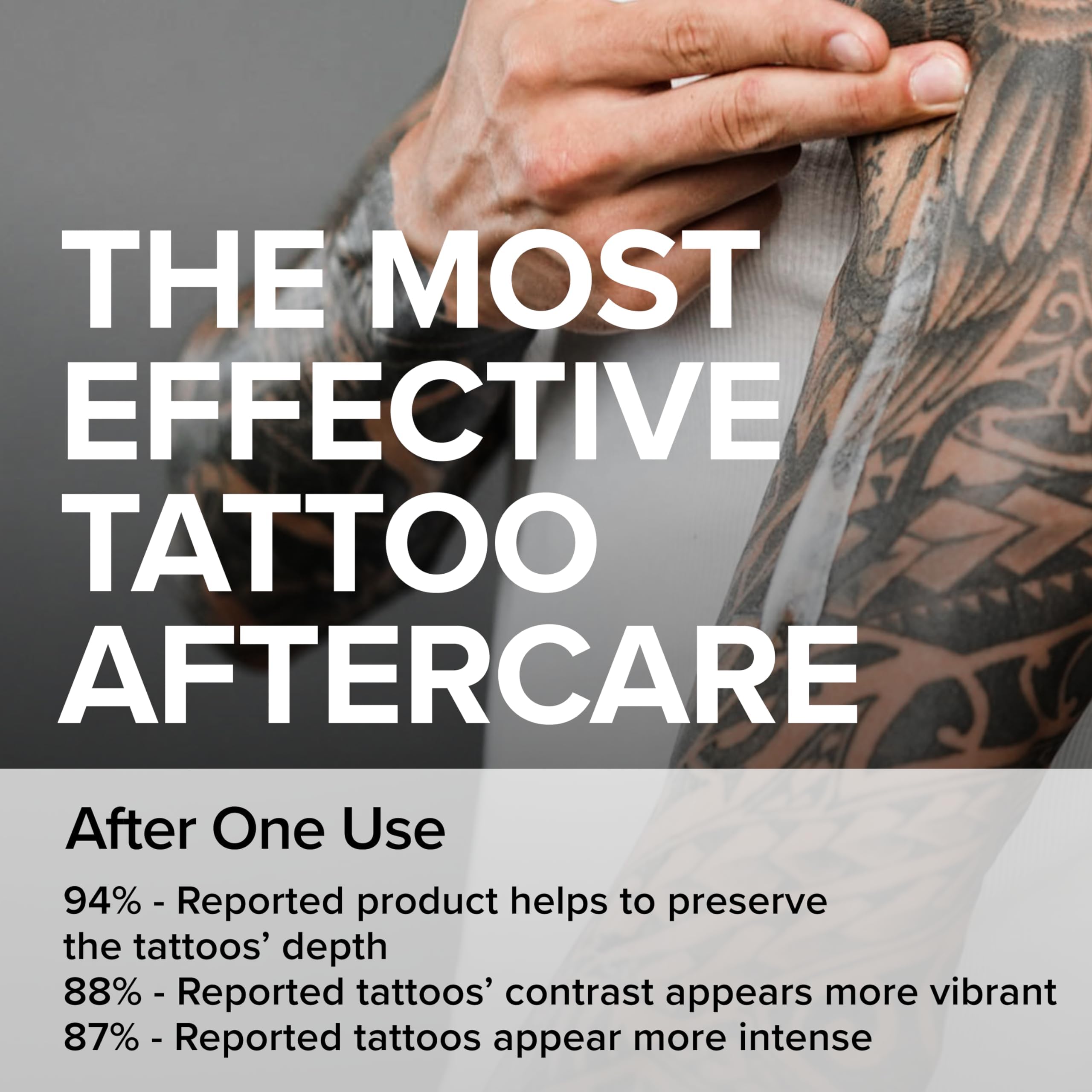 Tattoo Balm & Aftercare Cream- Color Enhancement that Revives Old Tattoos, Hydrates New Tattoos, Made With Clean Ingredients + Petroleum Free, Daily Tattoo Lotion Moisturizer & Brightener