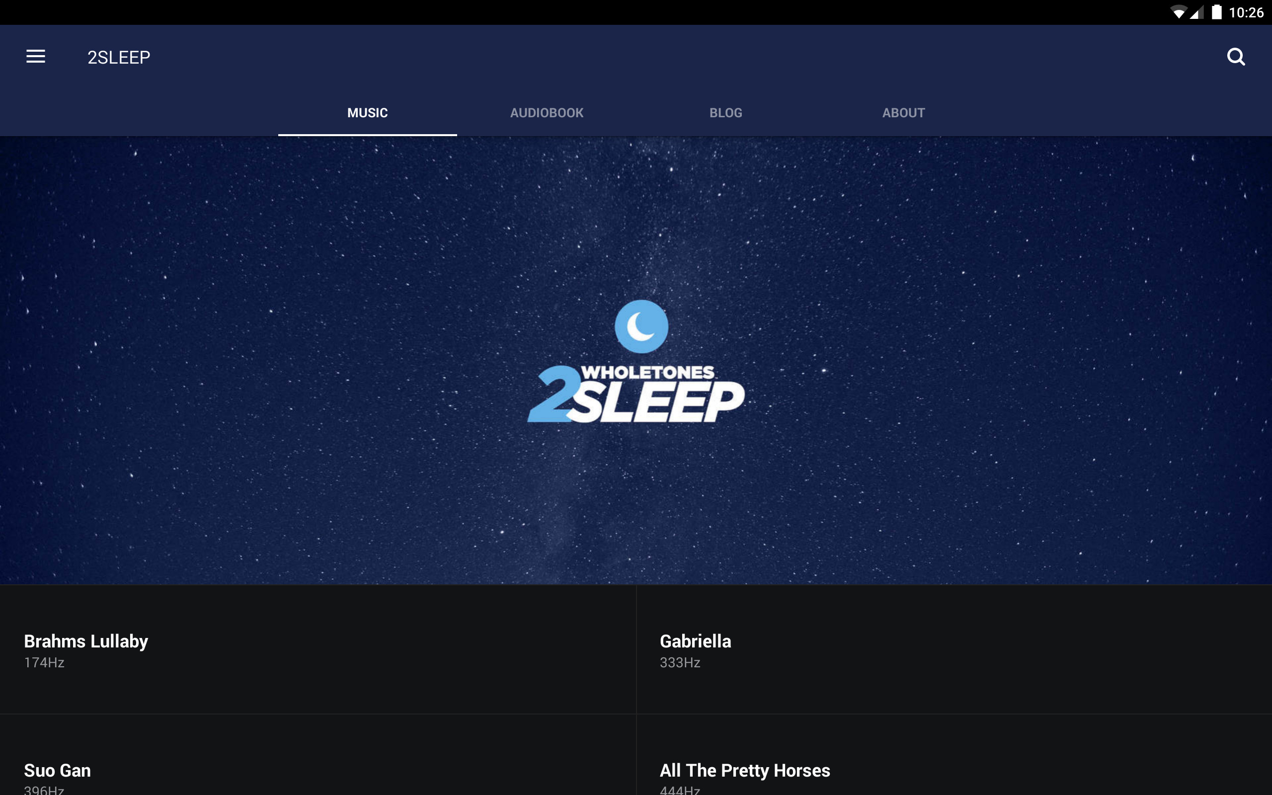WHOLETONES 2Sleep