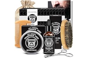 MALE GOD Beard Kit w/Natural Ingredients, Men's Shaving & Grooming Sets, Birthday Gifts | Anniversary | Christmas Gifts | Mens Stocking Stuffers | Gifts for Men, Him, Husband, Boyfriend, Dad, Friends