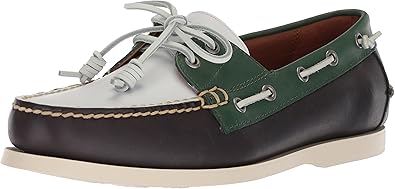 white polo boat shoes